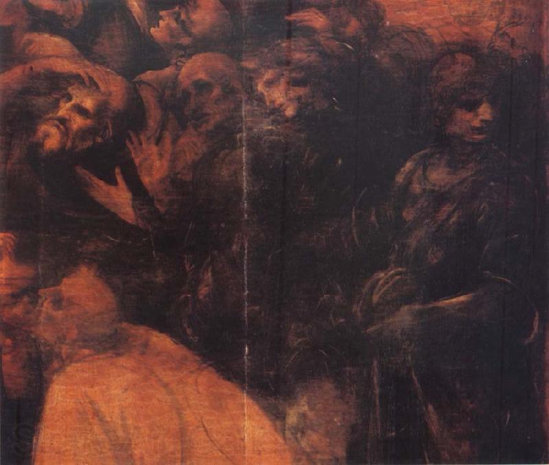 Leonardo  Da Vinci Detail of Madonna of the Rocks Norge oil painting art